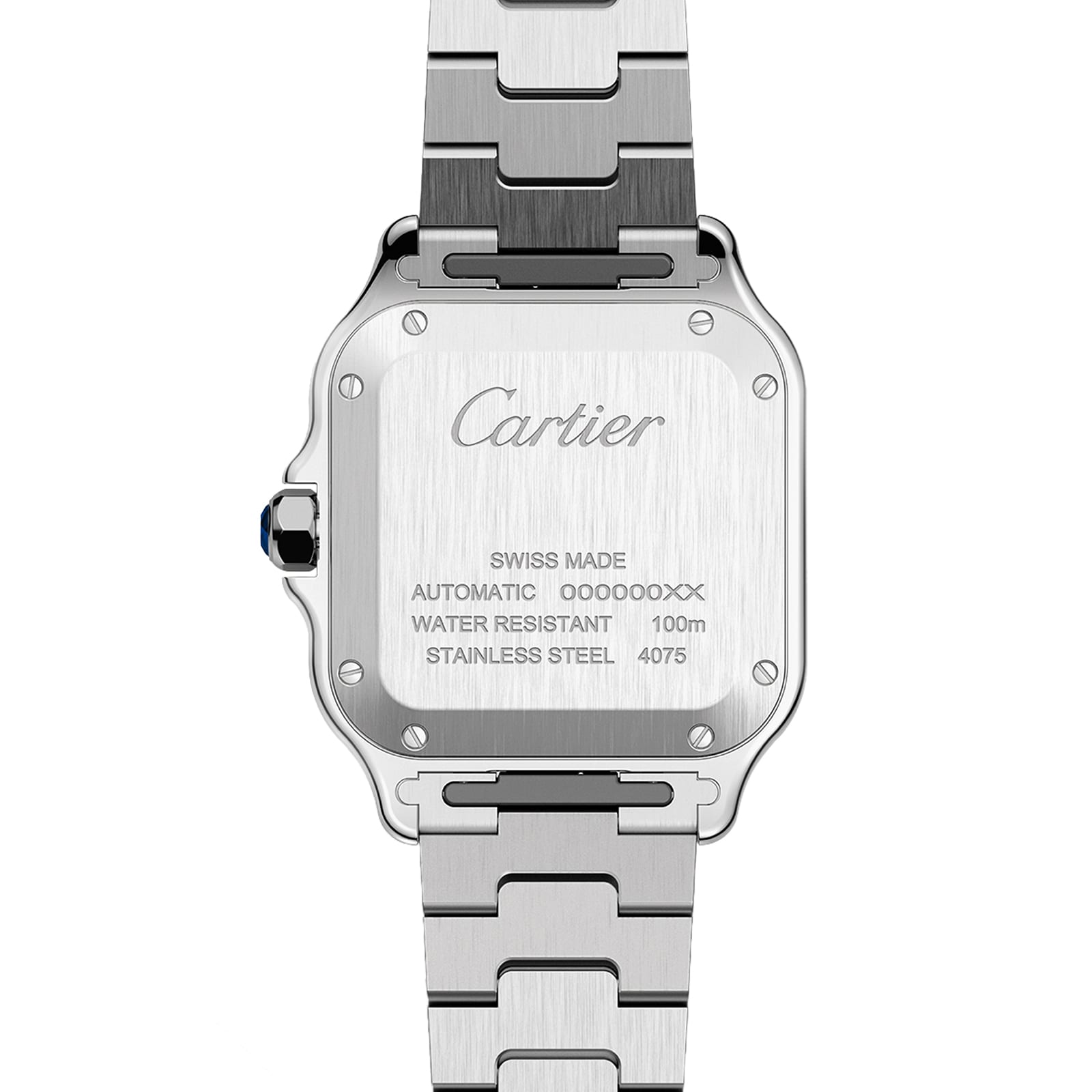 Santos de Cartier Medium Model | 35mm, Steel, Silver Dial