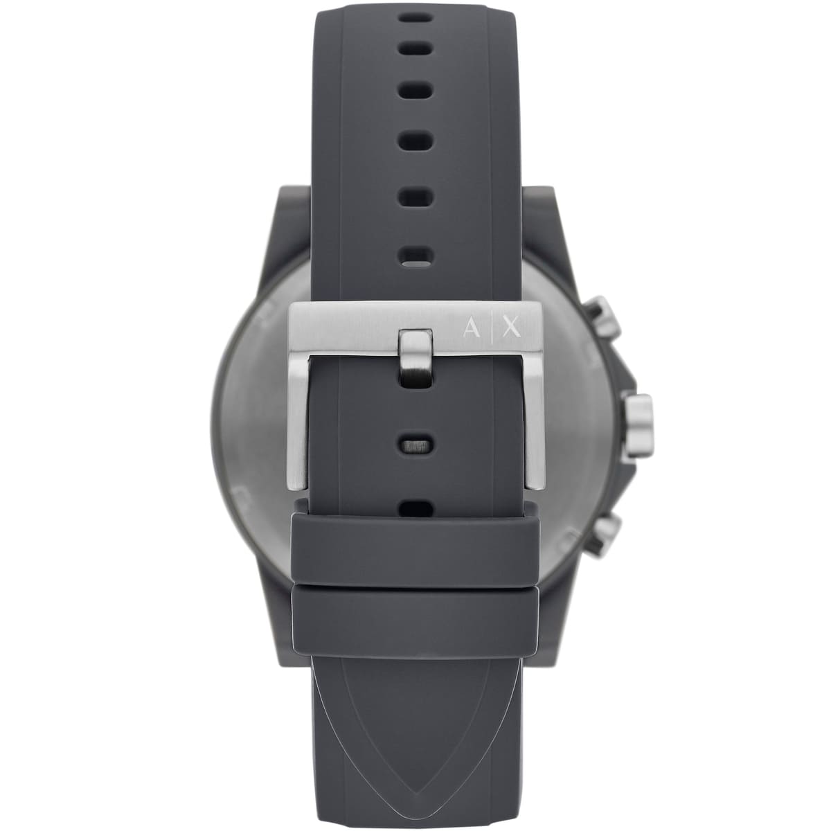Armani Exchange Outerbanks AX7123 Men's Chronograph Watch – Grey Dial with Grey Silicone Strap