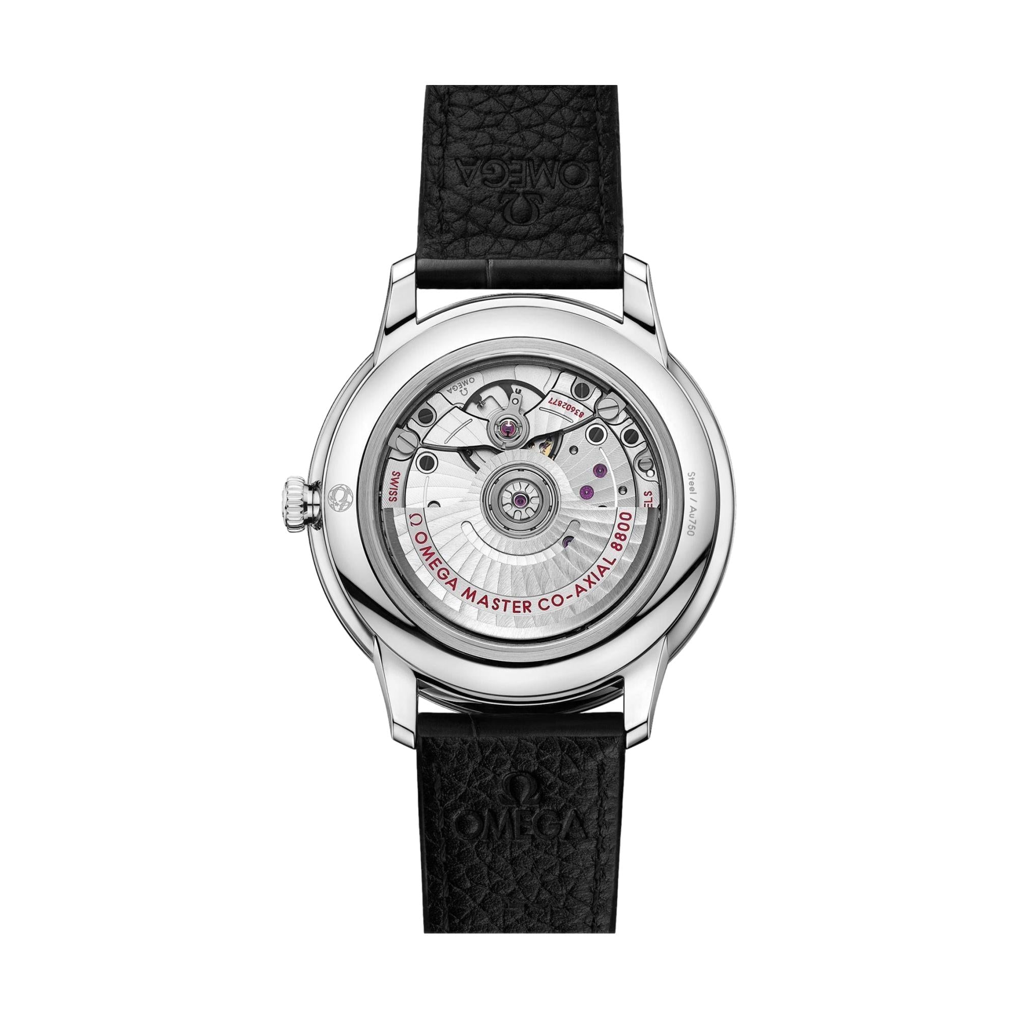 OMEGA De Ville Prestige 40mm - Silver on Leather Strap