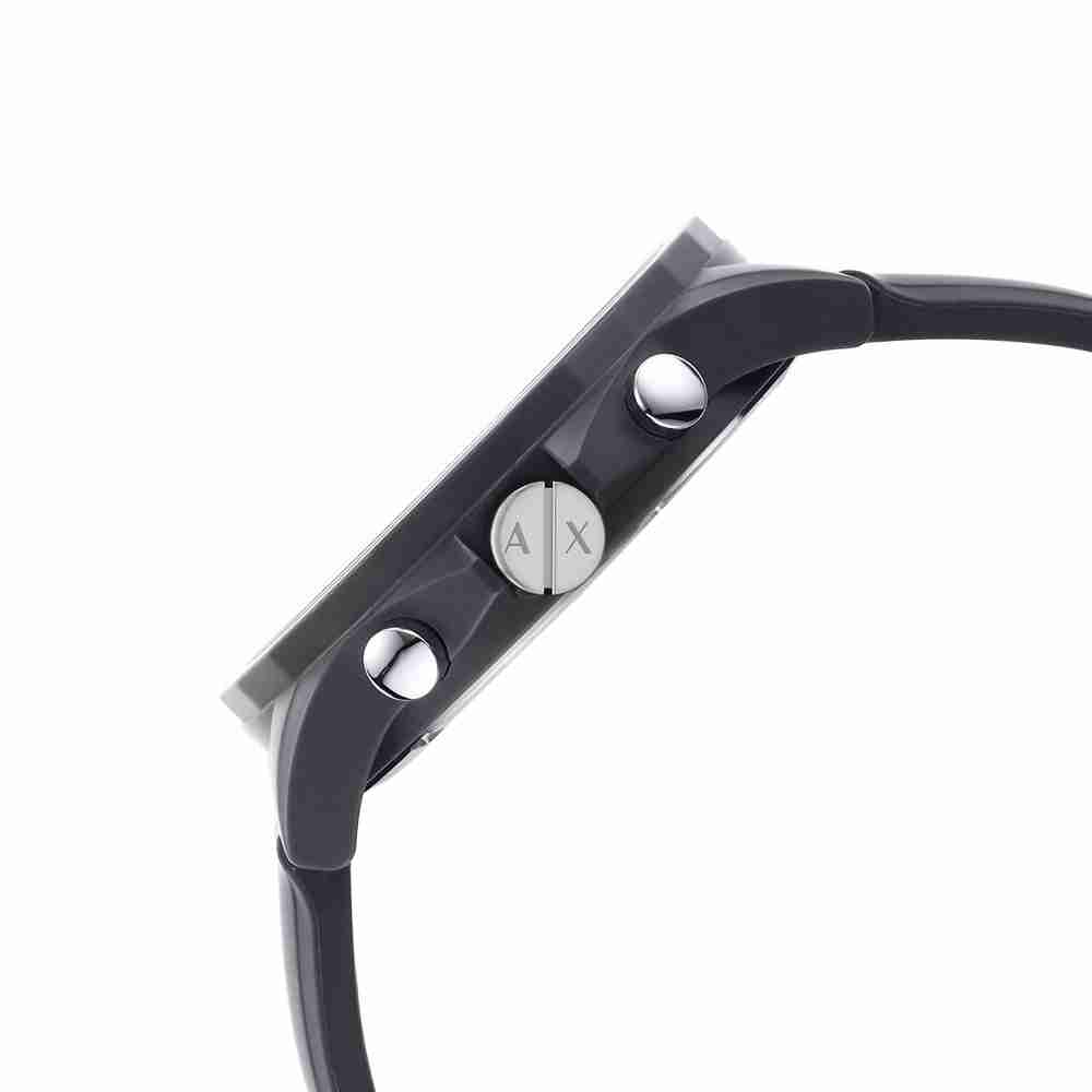 Armani Exchange Outerbanks AX7123 Men's Chronograph Watch – Grey Dial with Grey Silicone Strap