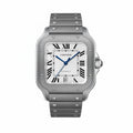 Santos De Cartier Large Model | Titanium, White Dial